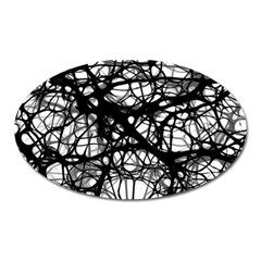 Neurons Brain Cells Brain Structure Oval Magnet by BangZart