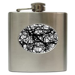 Neurons Brain Cells Brain Structure Hip Flask (6 Oz) by BangZart