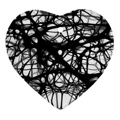 Neurons Brain Cells Brain Structure Heart Ornament (two Sides) by BangZart