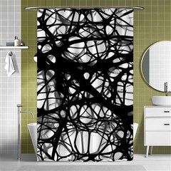 Neurons Brain Cells Brain Structure Shower Curtain 48  X 72  (small)  by BangZart