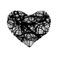 Neurons Brain Cells Brain Structure Standard 16  Premium Heart Shape Cushions by BangZart