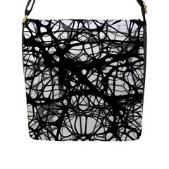 Neurons Brain Cells Brain Structure Flap Messenger Bag (l)  by BangZart