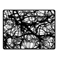 Neurons Brain Cells Brain Structure Double Sided Fleece Blanket (small)  by BangZart