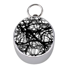 Neurons Brain Cells Brain Structure Mini Silver Compasses by BangZart