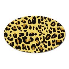 Animal Fur Skin Pattern Form Oval Magnet by BangZart