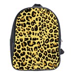 Animal Fur Skin Pattern Form School Bag (Large) Front