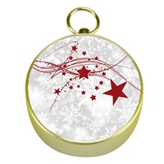 Christmas Star Snowflake Gold Compasses by BangZart