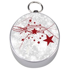 Christmas Star Snowflake Silver Compasses by BangZart