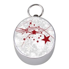 Christmas Star Snowflake Mini Silver Compasses by BangZart