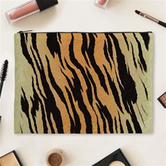 Animal Tiger Seamless Pattern Texture Background Cosmetic Bag (xl) by BangZart