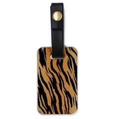 Animal Tiger Seamless Pattern Texture Background Luggage Tags (one Side)  by BangZart