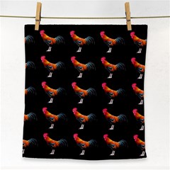 Background Pattern Chicken Fowl Face Towel by BangZart