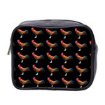 Background Pattern Chicken Fowl Mini Toiletries Bag 2-Side Front