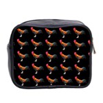 Background Pattern Chicken Fowl Mini Toiletries Bag 2-Side Back