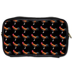 Background Pattern Chicken Fowl Toiletries Bags 2-side by BangZart