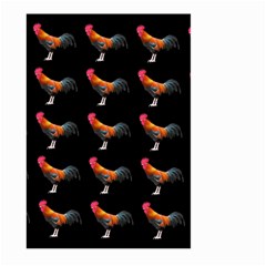 Background Pattern Chicken Fowl Large Garden Flag (two Sides) by BangZart