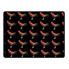 Background Pattern Chicken Fowl Double Sided Fleece Blanket (small)  by BangZart