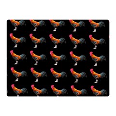 Background Pattern Chicken Fowl Double Sided Flano Blanket (mini)  by BangZart