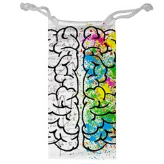 Brain Mind Psychology Idea Hearts Jewelry Bag by BangZart