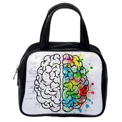 Brain Mind Psychology Idea Hearts Classic Handbags (one Side) by BangZart