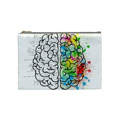 Brain Mind Psychology Idea Hearts Cosmetic Bag (medium)  by BangZart