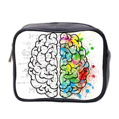 Brain Mind Psychology Idea Hearts Mini Toiletries Bag 2-side by BangZart