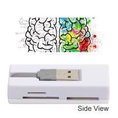 Brain Mind Psychology Idea Hearts Memory Card Reader (stick)  by BangZart