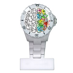 Brain Mind Psychology Idea Hearts Plastic Nurses Watch by BangZart