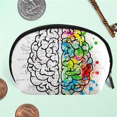 Brain Mind Psychology Idea Hearts Accessory Pouches (large)  by BangZart