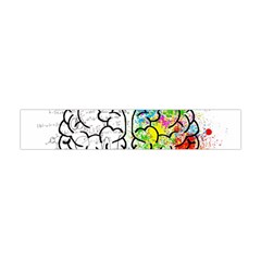 Brain Mind Psychology Idea Hearts Flano Scarf (mini) by BangZart