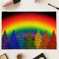 Christmas Colorful Rainbow Colors Cosmetic Bag (xxl)  by BangZart