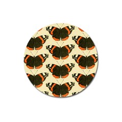 Butterfly Butterflies Insects Magnet 3  (round) by BangZart