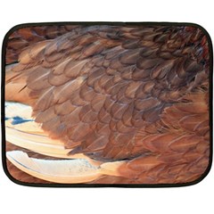 Feather Chicken Close Up Red Double Sided Fleece Blanket (mini)  by BangZart