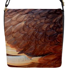 Feather Chicken Close Up Red Flap Messenger Bag (s) by BangZart