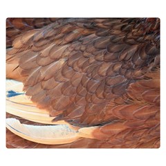 Feather Chicken Close Up Red Double Sided Flano Blanket (small)  by BangZart