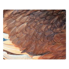 Feather Chicken Close Up Red Double Sided Flano Blanket (large)  by BangZart