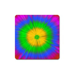 Spot Explosion Star Experiment Square Magnet by BangZart