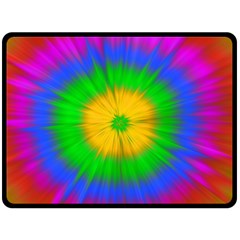 Spot Explosion Star Experiment Fleece Blanket (large)  by BangZart