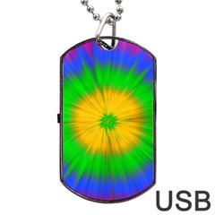 Spot Explosion Star Experiment Dog Tag Usb Flash (one Side) by BangZart