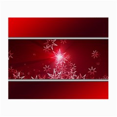 Christmas Candles Christmas Card Small Glasses Cloth by BangZart