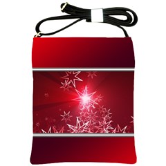 Christmas Candles Christmas Card Shoulder Sling Bags by BangZart