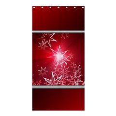 Christmas Candles Christmas Card Shower Curtain 36  X 72  (stall)  by BangZart