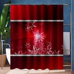 Christmas Candles Christmas Card Shower Curtain 60  X 72  (medium)  by BangZart