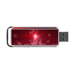 Christmas Candles Christmas Card Portable Usb Flash (one Side) by BangZart