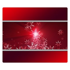 Christmas Candles Christmas Card Double Sided Flano Blanket (small)  by BangZart