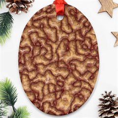 Brain Mass Brain Mass Coils Ornament (oval)