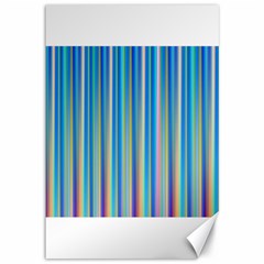 Colorful Color Arrangement Canvas 12  X 18  