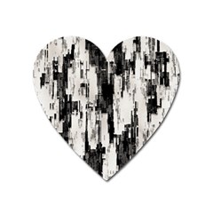 Pattern Structure Background Dirty Heart Magnet