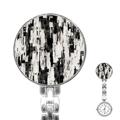 Pattern Structure Background Dirty Stainless Steel Nurses Watch by BangZart