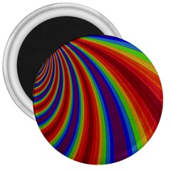 Abstract Pattern Lines Wave 3  Magnets by BangZart